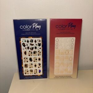 Nail Art Appliques - Leopard & Gold Designs